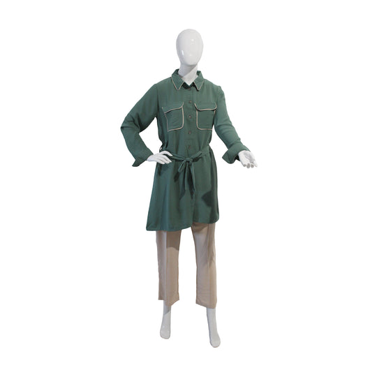 EKRUTEX SUIT SET | SEA GREEN & CREAM | MEDium