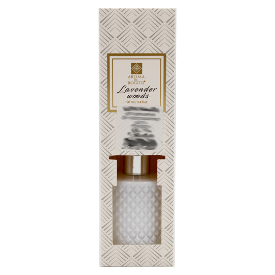 DIFFUSER PERFUME RATTAN STICK ASSORTED WHITE - LAVENDER WOODS