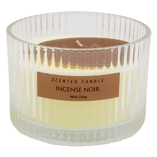 CANDLE SCENTED BT/IN/PAT WHITE - INCENSE NOIR