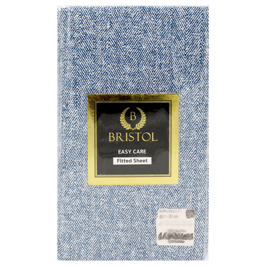 SUPER KING FITTED SHEET | 200X210 | ISLAND HERRINGBONE