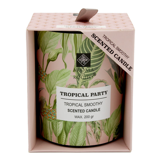 CANDLE WAX SCENTED PRINT CITRUS LIGHT GREEN - TROPICAL SMOOTHY