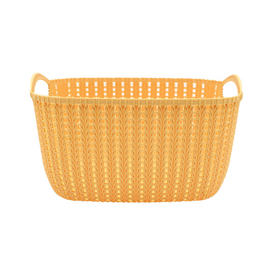 BASKET STORAGE | 28.8X22.3X16.7 | YELLOW