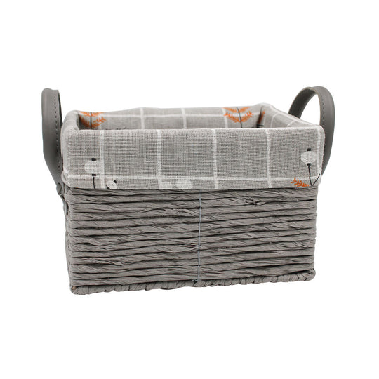 BASKET STORAGE | 21X16X13 | GREY