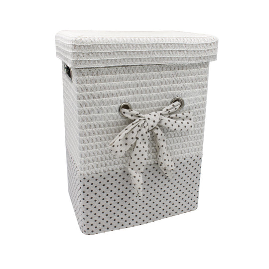 BASKET LAUNDRY | 14X9.5X18 INCH | WHITE