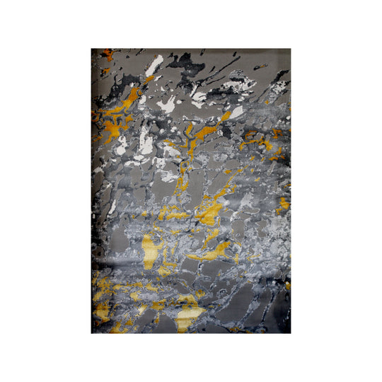 CARPET BABIL | GREY & YELLOW | 160X230CM