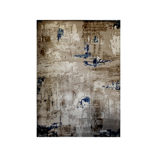 CARPET BABIL | L.BEIGE & D.BLUE | 160X230CM