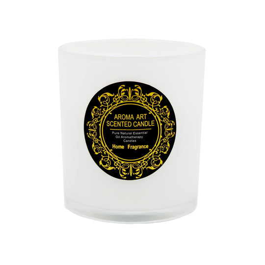 CANDLE SCENTED | 7X7.7 | WHITE