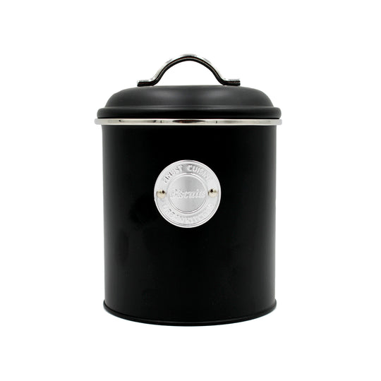 CANISTER BISCUIT - BLACK