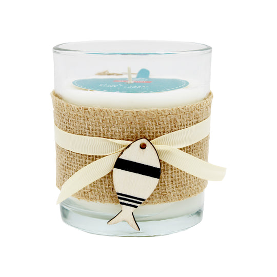 CANDLE GLASS JAR | 8.8X10CM | CREAM