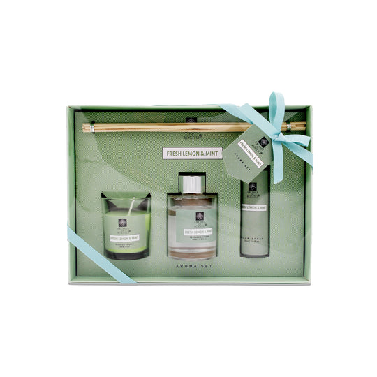 FRAGRANCE SET-FRESH LEMON & MINT 3PC