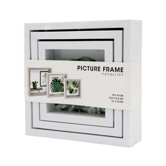 FRAME SET 3PC - WHITE
