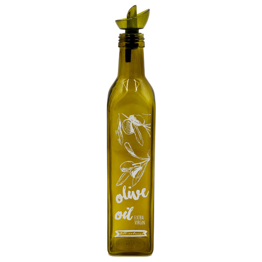 BOTTLE GLASS OIL + VINEGAR - GREEN
