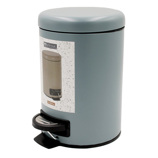 BIN PEDAL METAL MATT FINISH - BLUE