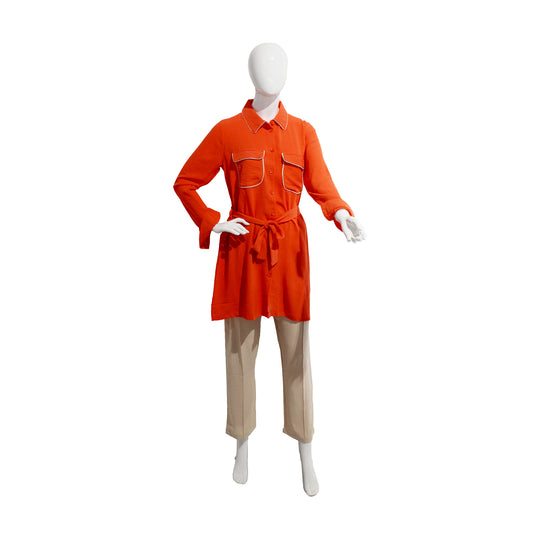 EKRUTEX SUIT SET | SALMON & BEIGE | SMALL