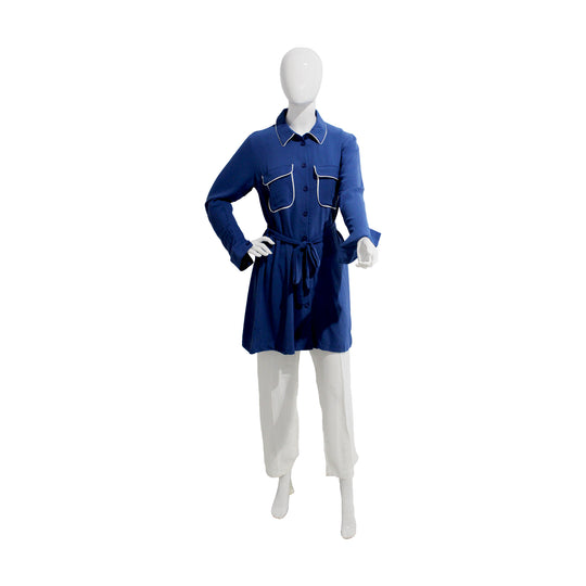 EKRUTEX SUIT SET | BLUE & WHITE | SMALL