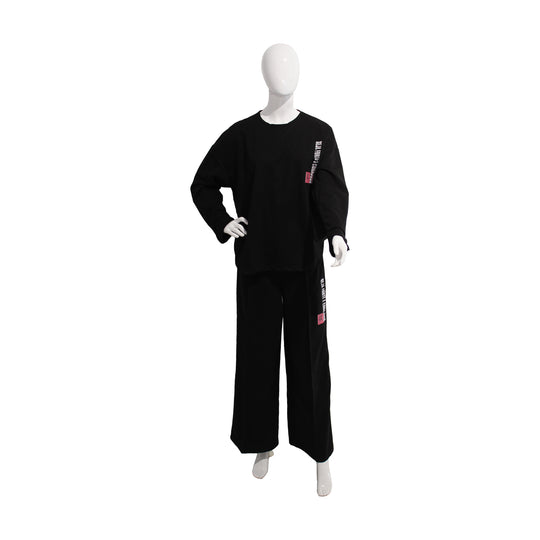 BLUESPACE-TRACK SUIT SET | BLACK | XL