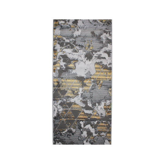CARPET BABIL | GREY & YELLOW | 240X340 CM