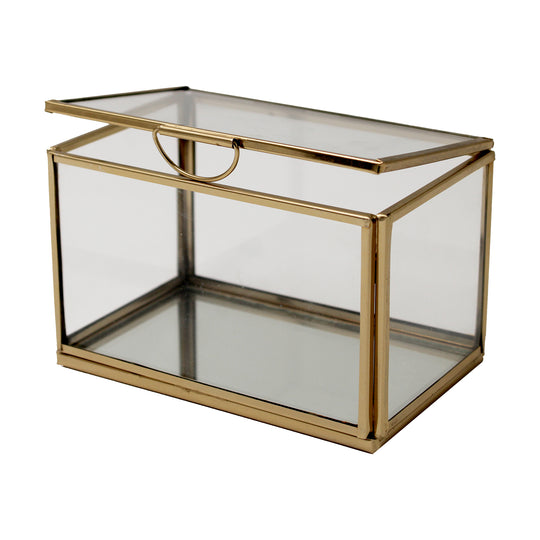 BOX JEWELRY METAL GOLD