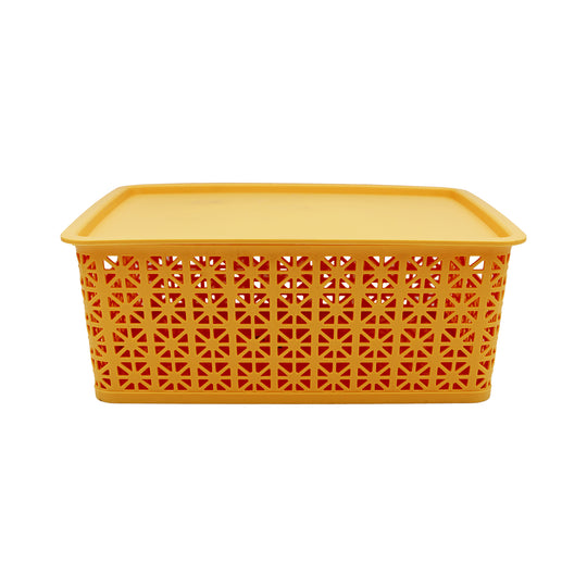 FLOWER BASKET | YELLOW | MEDIUM