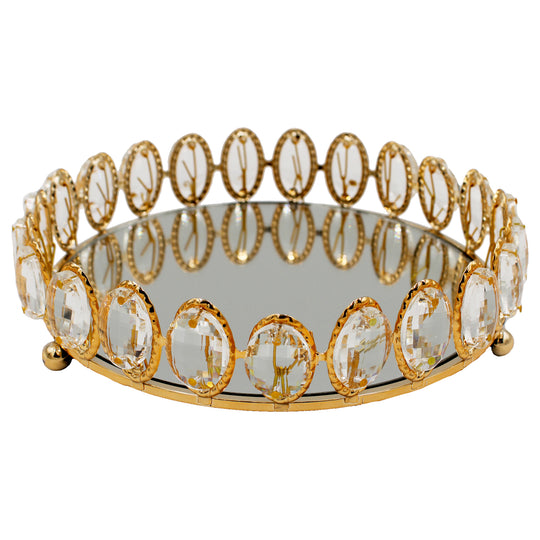 TRAY CRYSTAL ROUND