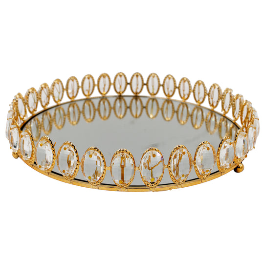 TRAY CRYSTAL ROUND