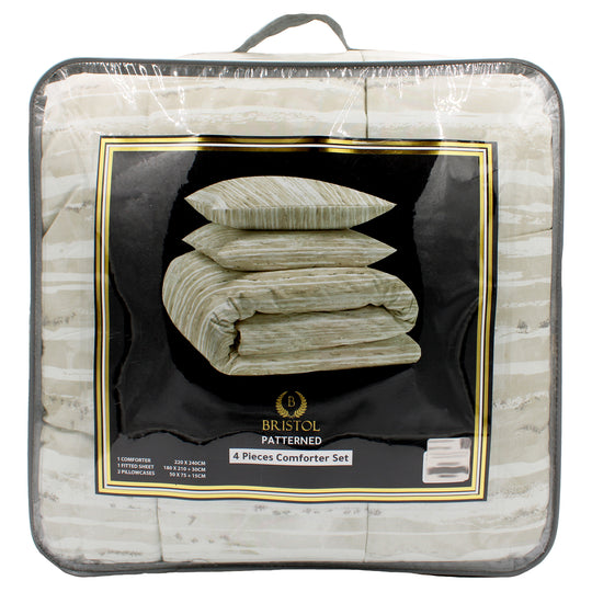 3PC COMFORTER SET | 220X240 | CROFT STONE CRUSH