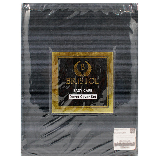 SINGLE DUVET COVER SET | 160X220 | HUDSON GREY