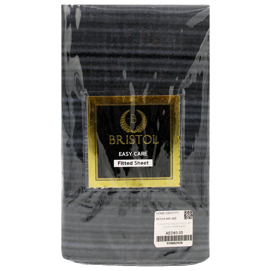 SINGLE FITTED SHEET | 90X190 | HUDSON GREY