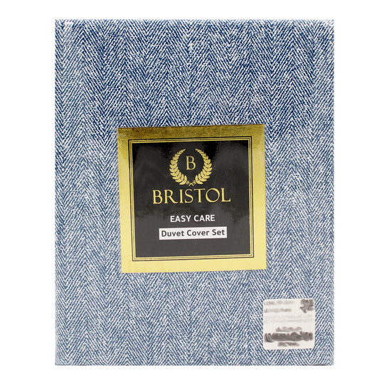 DOUBLE DUVET COVER SET | 220X240 | ISLAND HERRINGBONE