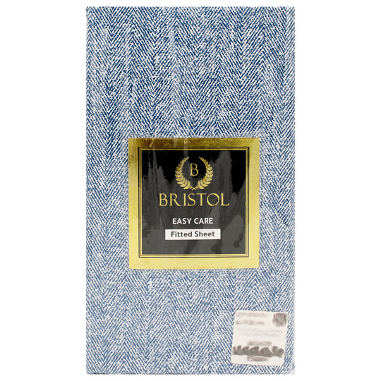 TWIN FITTED SHEET | 120X200 | ISLAND HERRINGBONE