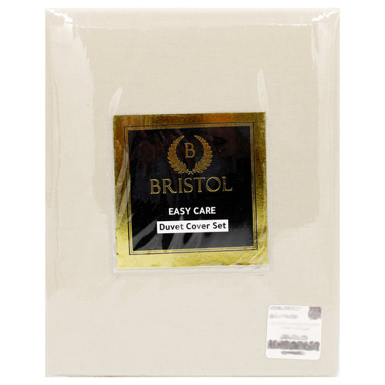 SINGLE DUVET COVER | 160X220 | DYED BEIGE