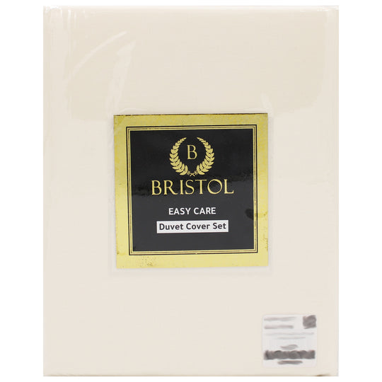 SINGLE DUVET COVER | 160X220 | DYED IVORY