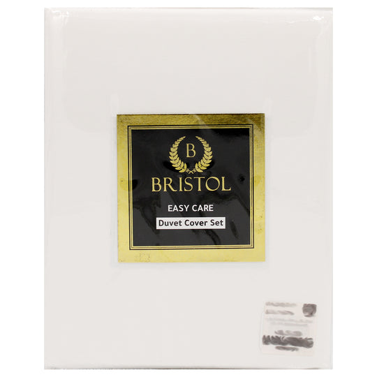 SINGLE DUVET COVER | 160X220 | BLEACHED WHITE