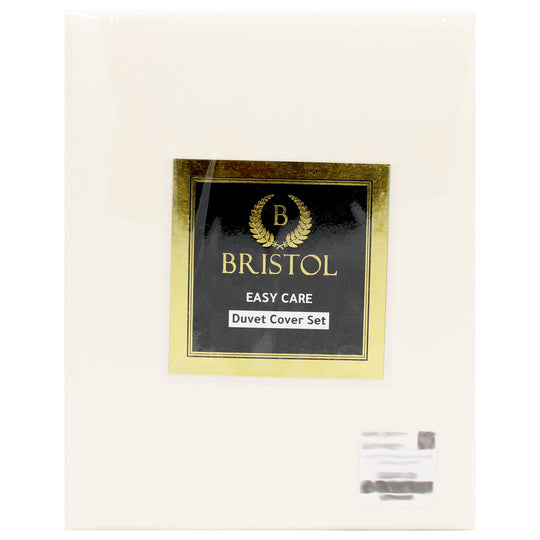 DOUBLE DUVET COVER | 220X240 | DYED IVORY