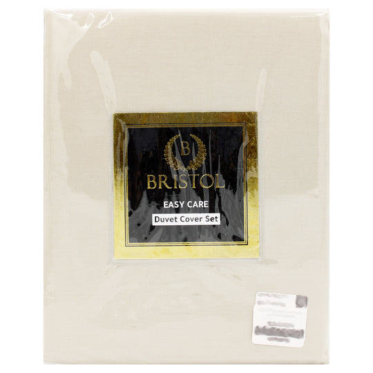 KING DUVET COVER | 240X260 | DYED BEIGE