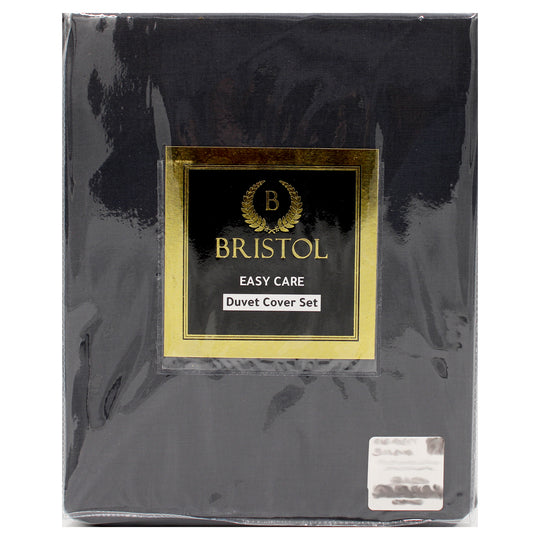 KING DUVET COVER | 240X260 | DYED CHARCOAL