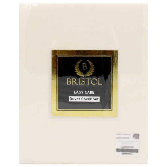 KING DUVET COVER | 240X260 | DYED IVORY