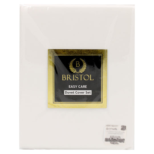 KING DUVET COVER | 240X260 | BLEACHED WHITE