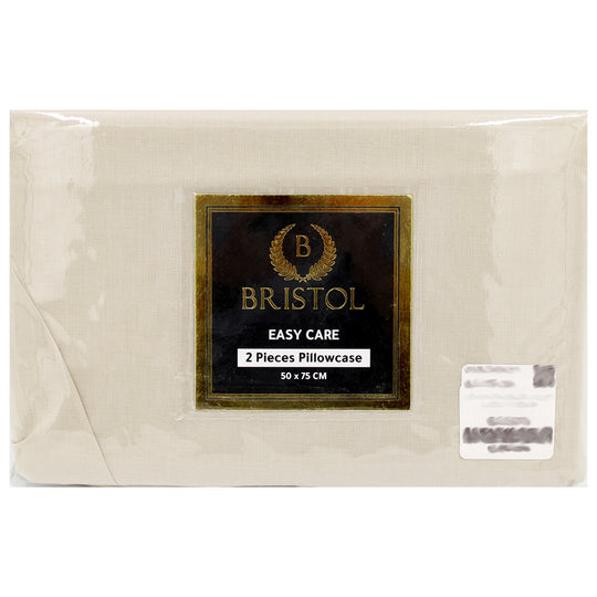 STANDARD PILLOW CASE | 50X75 | DYED BEIGE