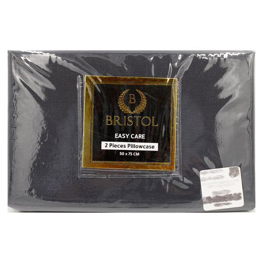 STANDARD PILLOW CASE | 50X75 | DYED CHARCOAL