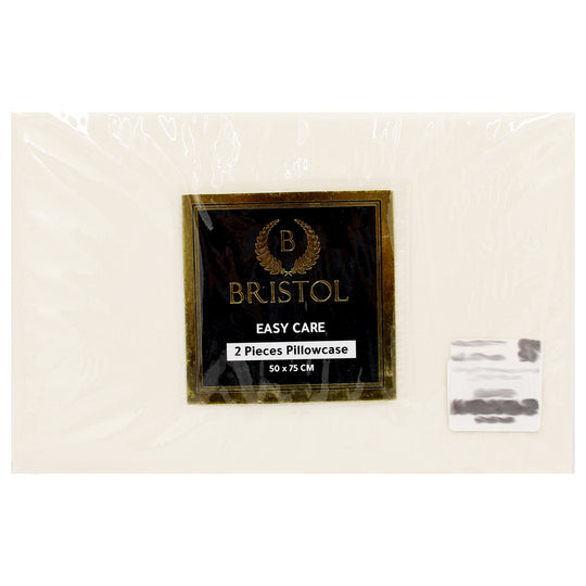 STANDARD PILLOW CASE | 50X75 | DYED IVORY