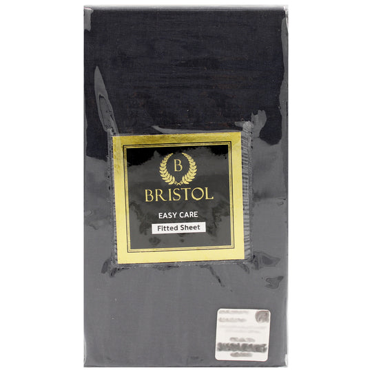 SINGLE FITTED SHEET | 90X190 | DYED CHARCOAL