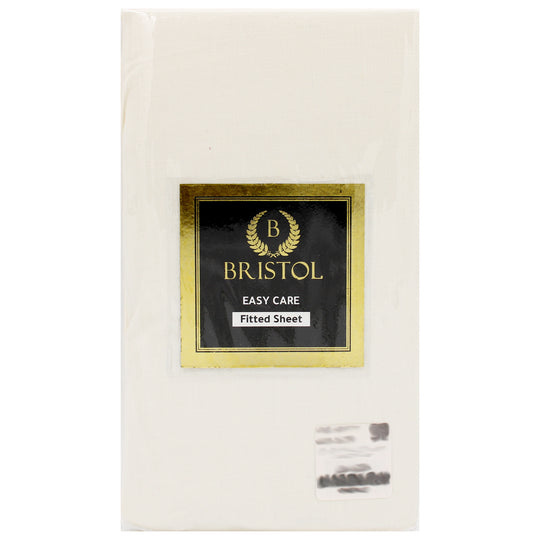 SINGLE FITTED SHEET | 90X190 | DYED IVORY