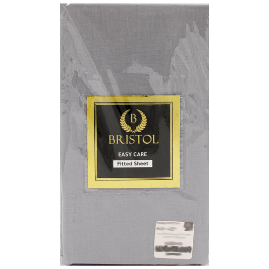 SINGLE FITTED SHEET | 90X190 | DYED SILVER