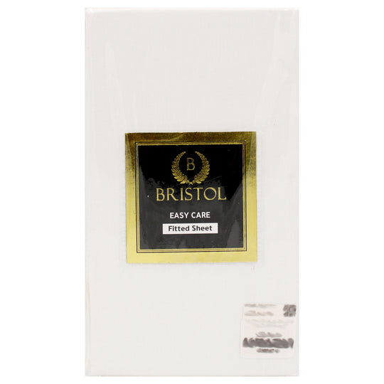 SINGLE FITTED SHEET | 90X190 | BLEACHED WHITE