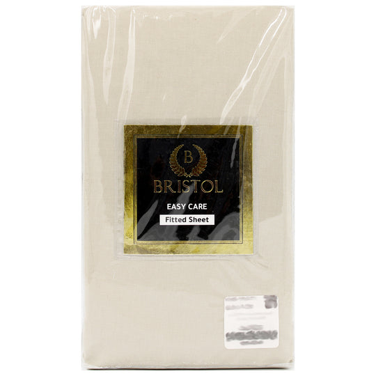 TWIN FITTED SHEET | 120X200 | DYED BEIGE