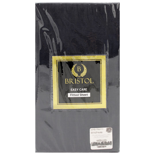 TWIN FITTED SHEET | 120X200 | DYED CHARCOAL