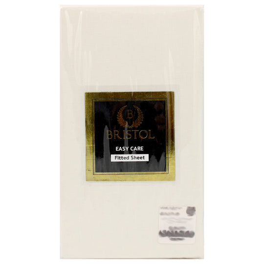 TWIN FITTED SHEET | 120X200 | DYED IVORY