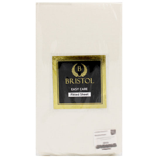 KING FITTED SHEET | 180X210 | DYED IVORY