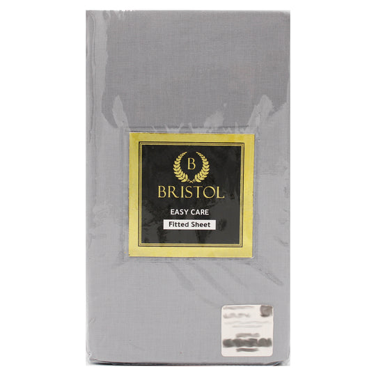 KING FITTED SHEET | 180X210 | DYED SILVER